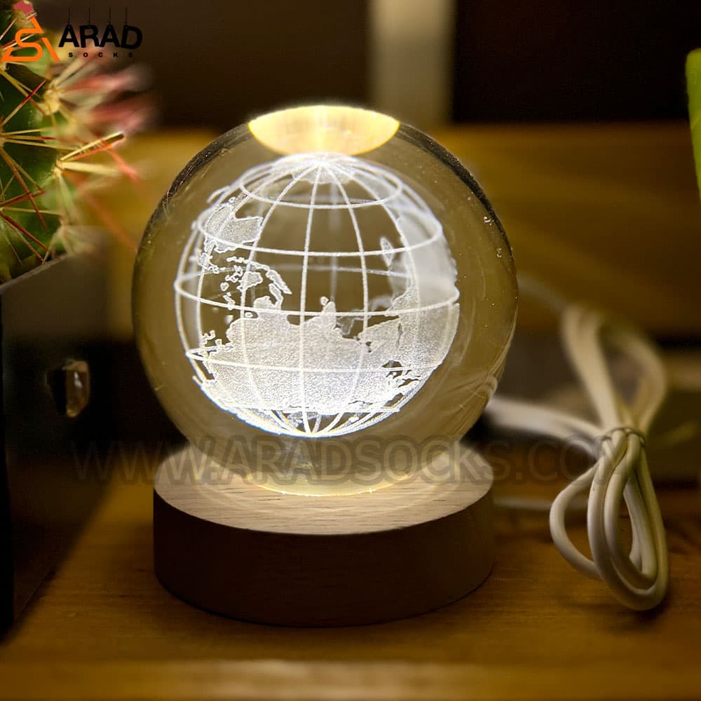 گوی سه بعدی کریستال زمین