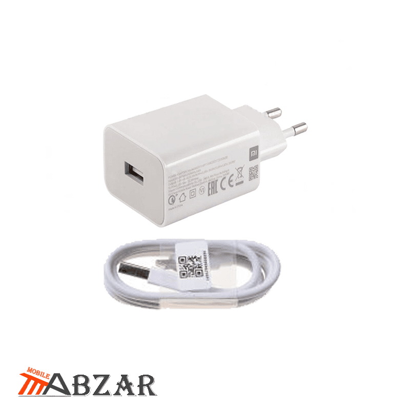 شارژر، کابل شارژ و آداپتور فست شارژ اصلی شیائومی Xiaomi Mi 8
