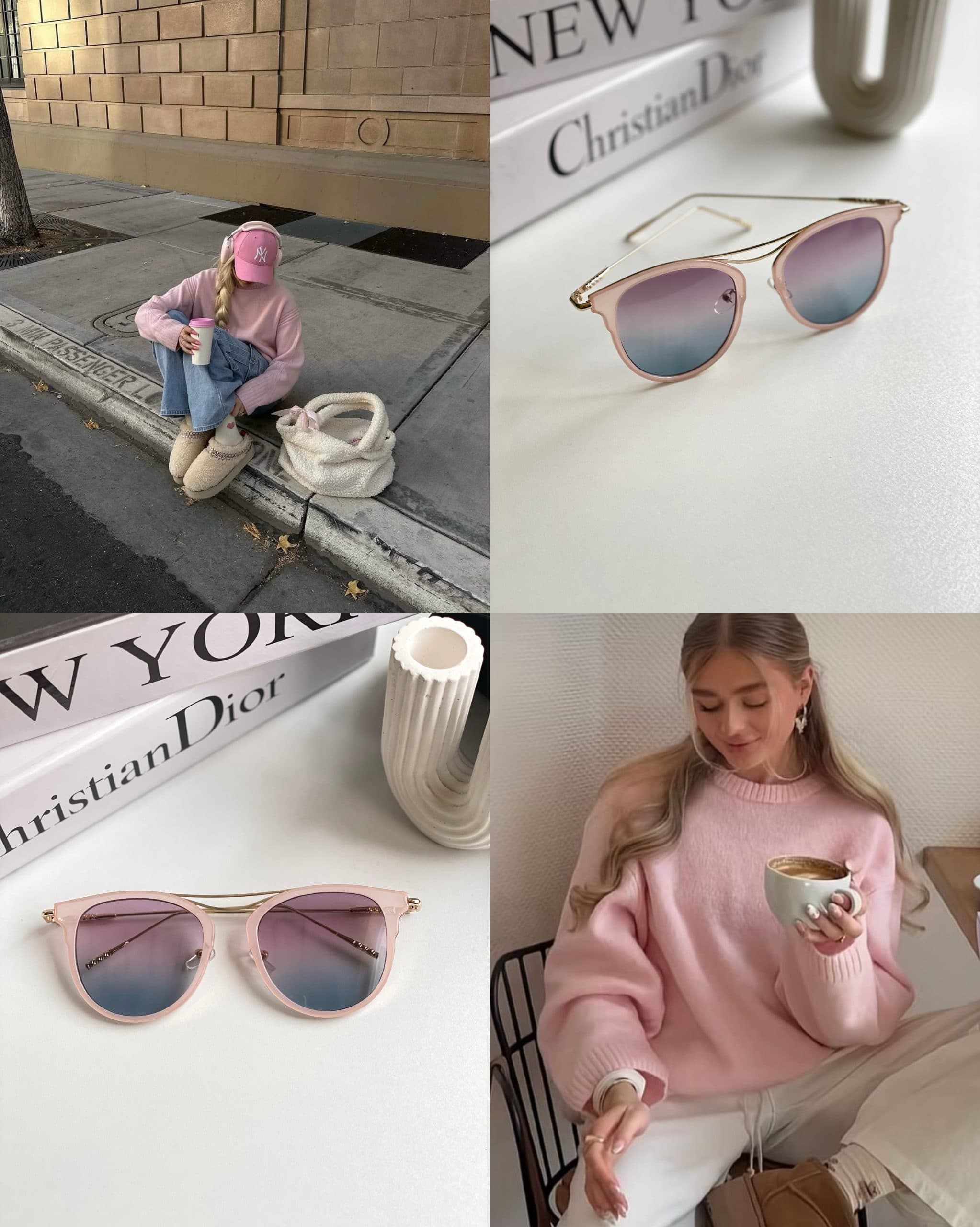 عينك آفتابي برند prada زنانه ترند يووي ٤٠٠