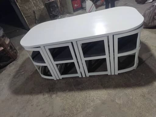 میز ناهارخوری چوبی 8 نفره مستطیل کمجا مبلمان فرنا مدل 1113494
