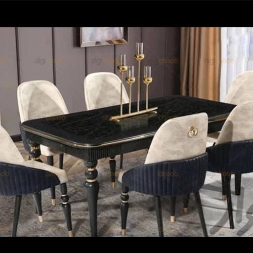 ناهارخوری 4نفره لاک پشتی مبلمان فرنا مدل 1113477