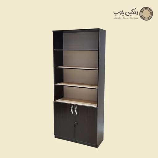 کتابخانه MDF کمد دار مبلمان فرنا مدل 1121857