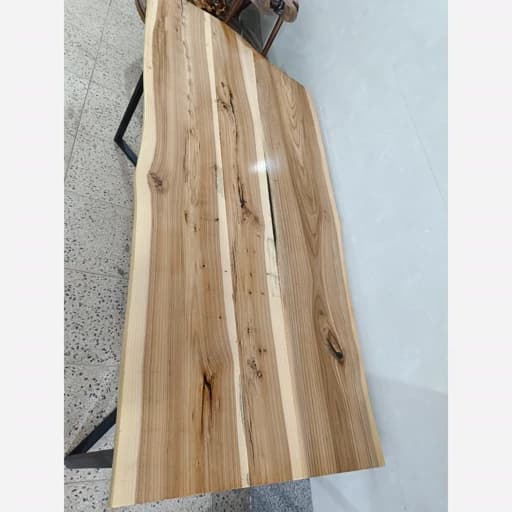 میز غذا خوری چوبی روستیک مبلمان فرنا مدل 1113432