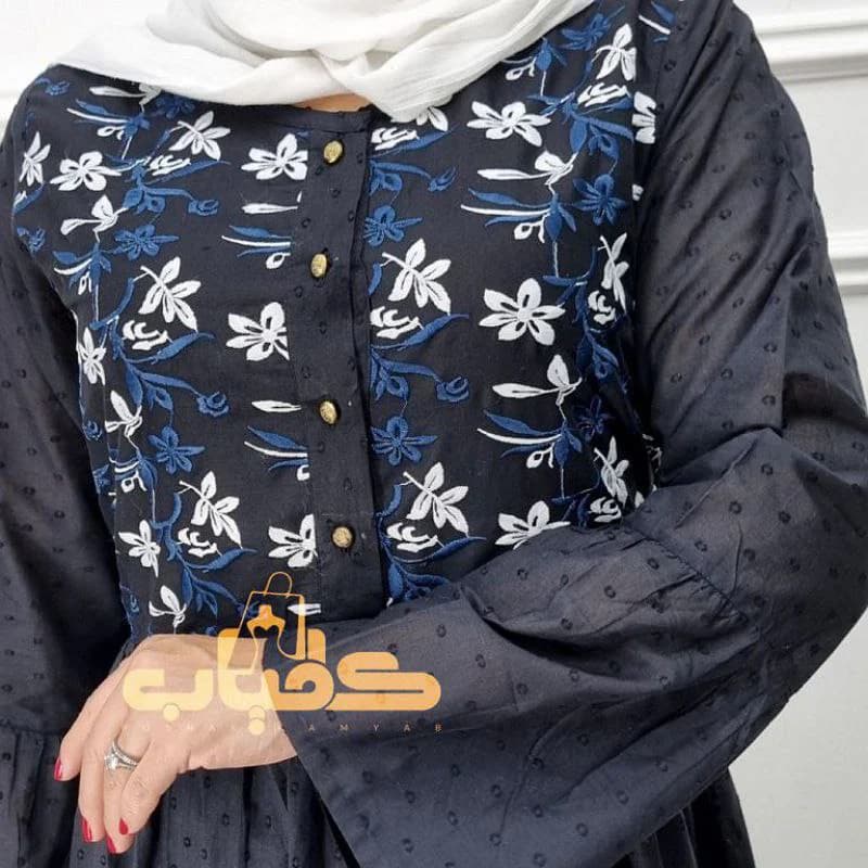 پیراهن ساحلی خامه دوزی وارداتی (اصلی)/کد593 — تصویر ۳