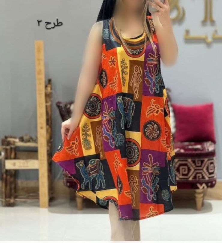 سارافن ساحلی نخی وارداتی هندی/کد585 — تصویر ۴