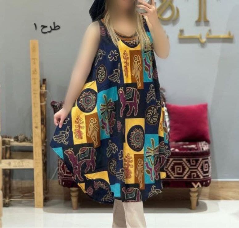 سارافن ساحلی نخی وارداتی هندی/کد585 — تصویر ۲