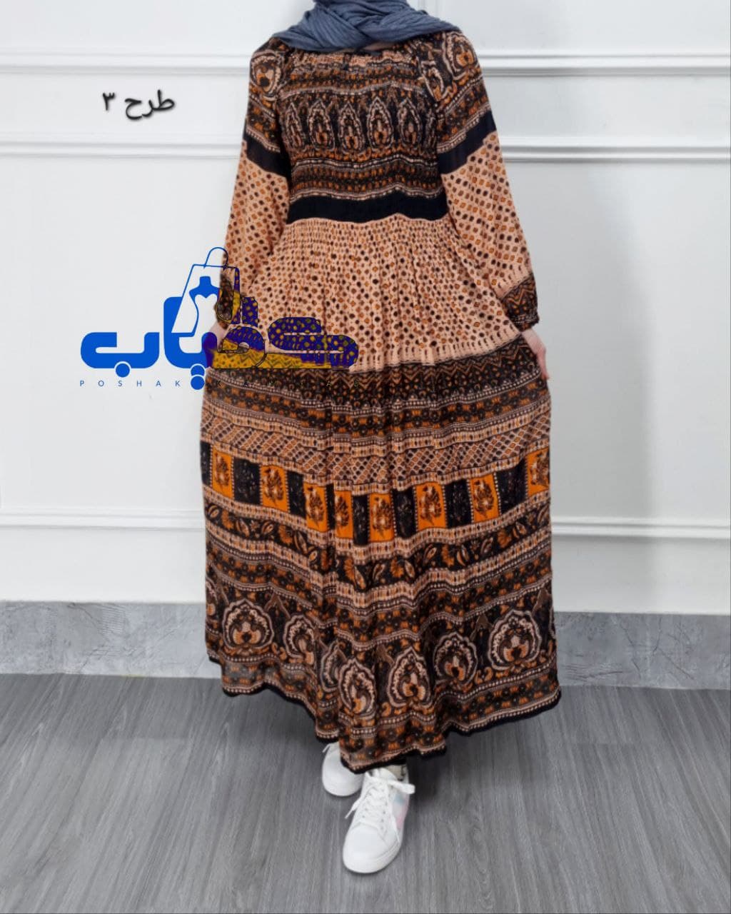 پیراهن ساحلی کریشه وارداتی هندی/کد587 — تصویر ۶