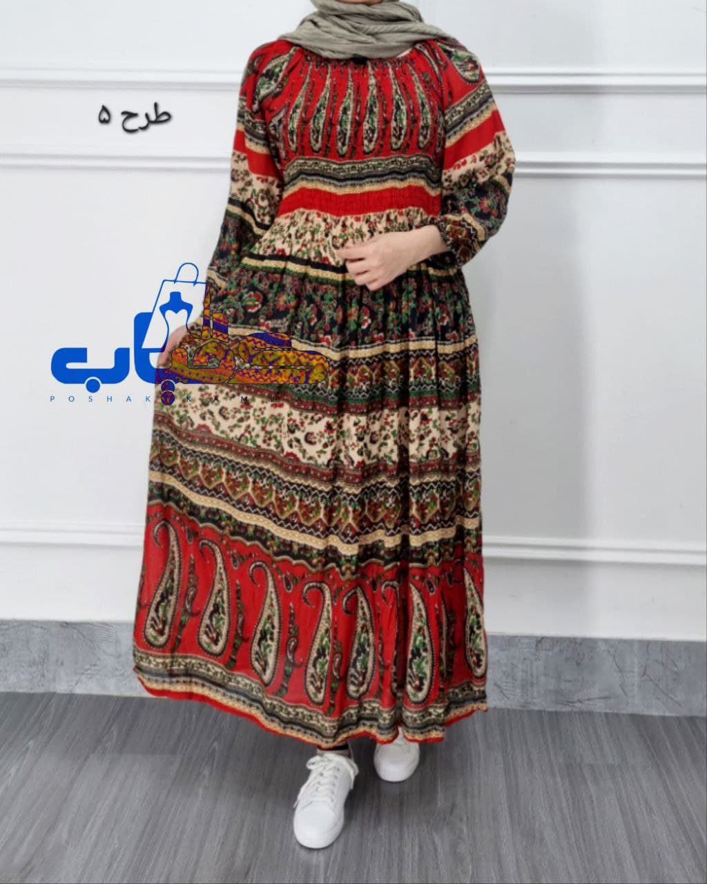 پیراهن ساحلی کریشه وارداتی هندی/کد587 — تصویر ۲