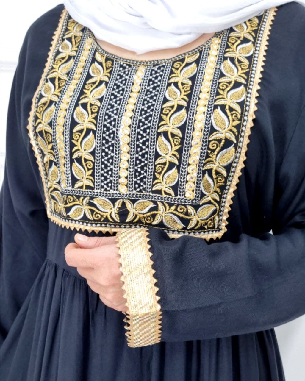 پیراهن ساحلی گورتای خامه دوزی هندی/کد573 (تخفیف ویژه معبث) — تصویر ۴