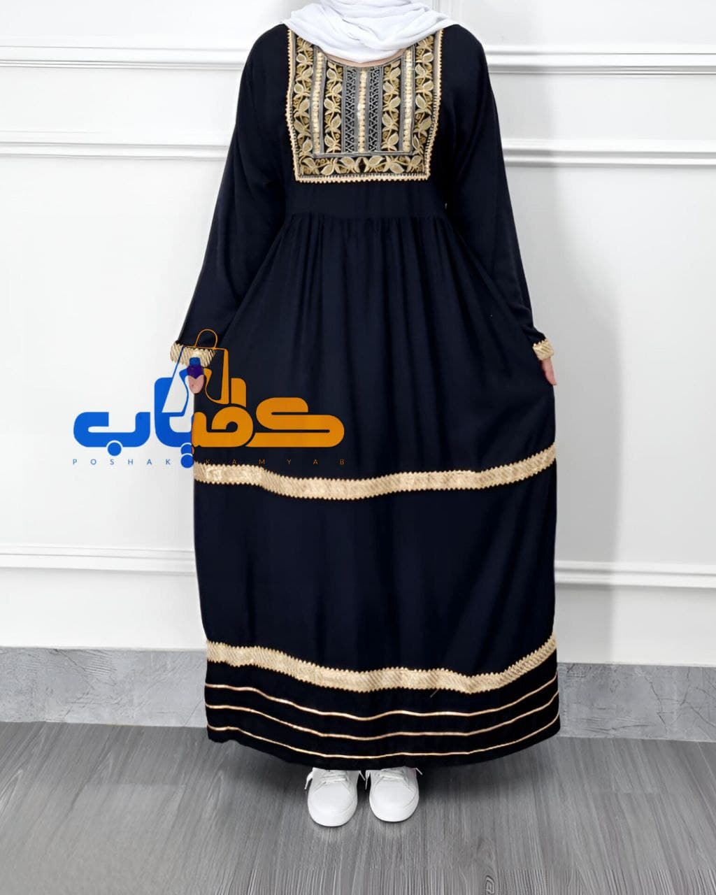 پیراهن ساحلی گورتای خامه دوزی هندی/کد573 (تخفیف ویژه معبث) — تصویر ۳