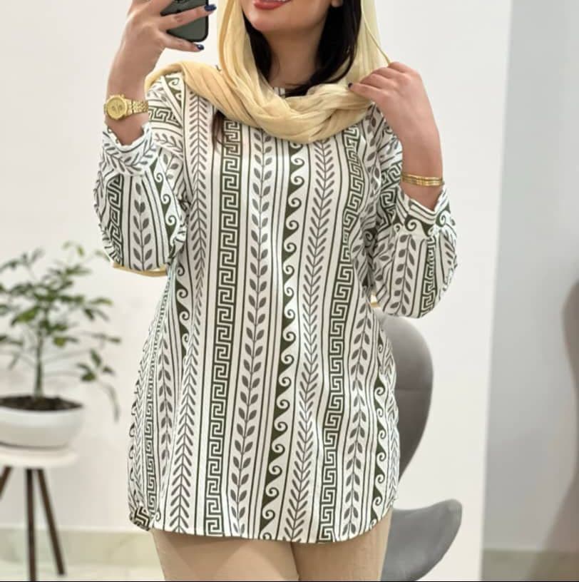 تونیک زنانه کراش باکیفیت/کد563 — تصویر ۳