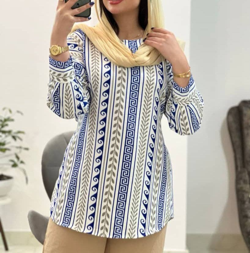 تونیک زنانه کراش باکیفیت/کد563 — تصویر ۵