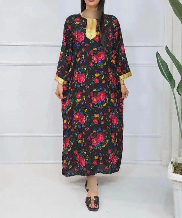 پیراهن ساحلی نخی طلاکوب/کد6846 (تخفیف ویژه) — تصویر ۸