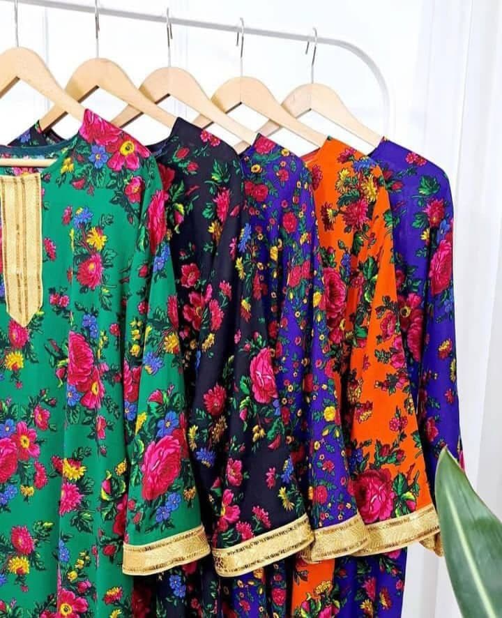 پیراهن ساحلی نخی طلاکوب/کد6846 (تخفیف ویژه)