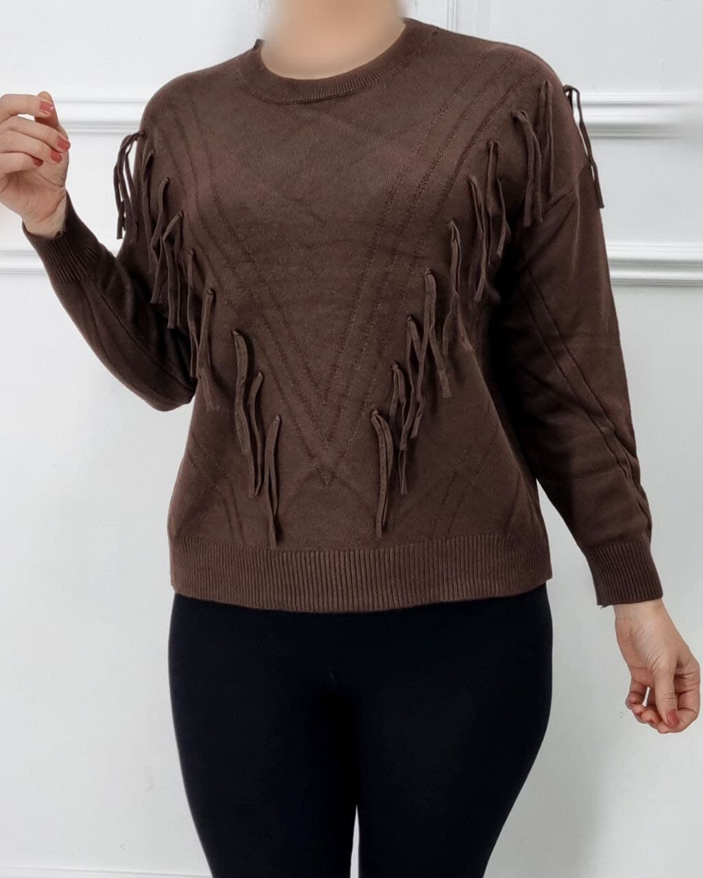 بلوزبافت گپ زنانه طرح سرخ پوستی/کد543 — تصویر ۳