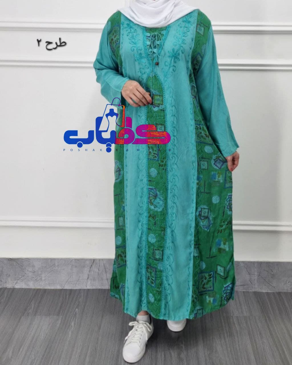 پیراهن ساحلی سنگشورنخی هندی/کد536 — تصویر ۳
