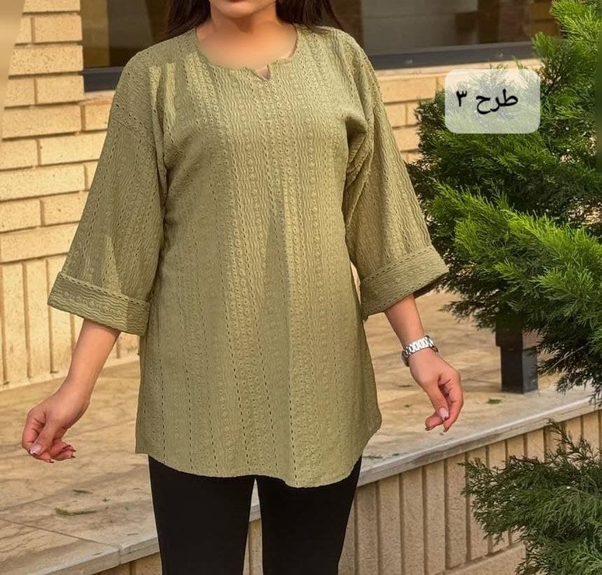 تونیک نخی مراکشی وارداتی درجه 1/کد535 — تصویر ۳
