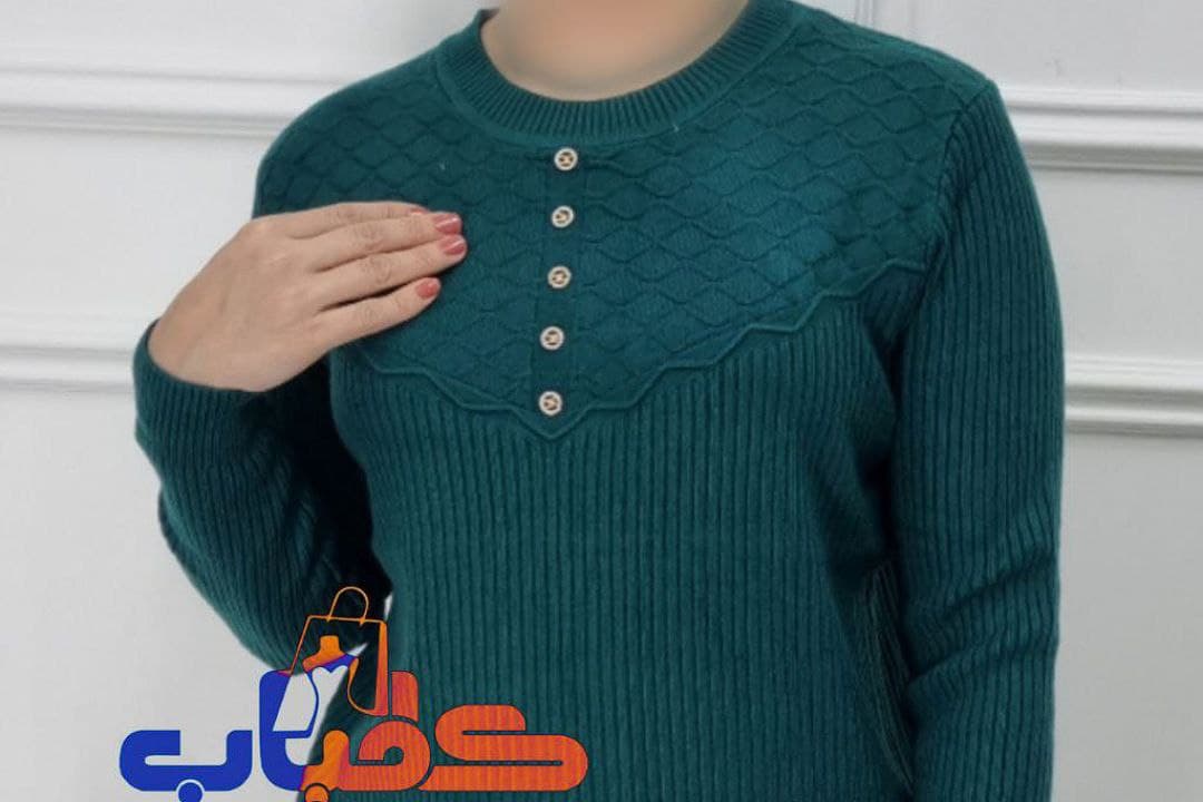 بلوز بافت زنانه وارداتی گرم بالا ترک/530