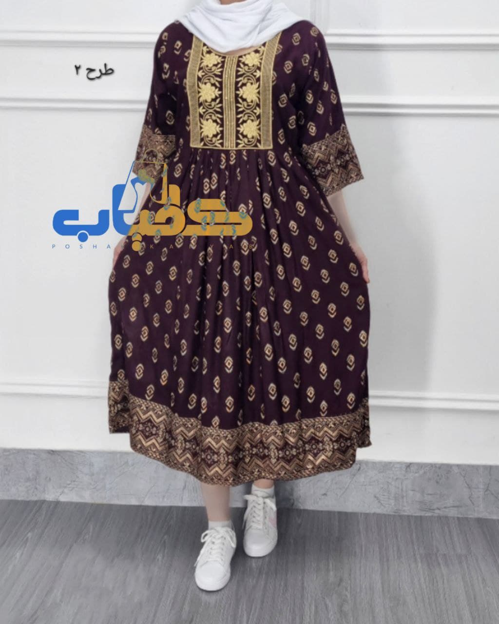 پیراهن ساحلی کورتای سوزندوزی وارداتی/کد513 (تخفیف ویژه) — تصویر ۳