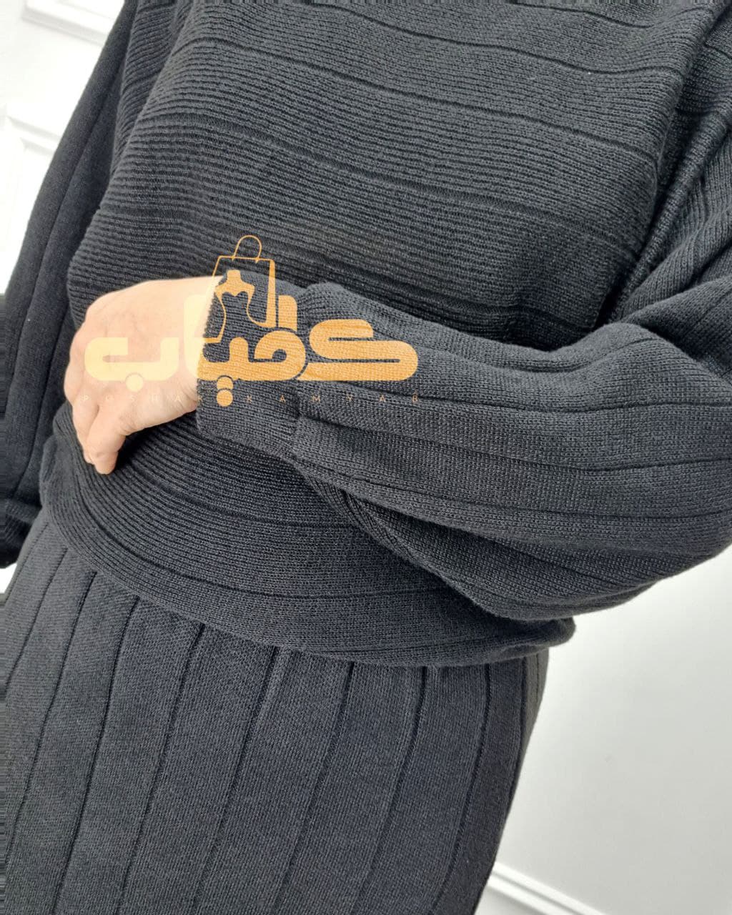 ست بلوز دامن بافت زنانه طرح کیمینو/کد501 — تصویر ۷