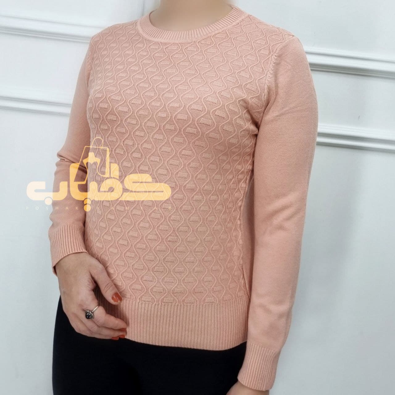 بلوز بافت گپ گرم بالا وارداتی ترک/کد466 — تصویر ۲