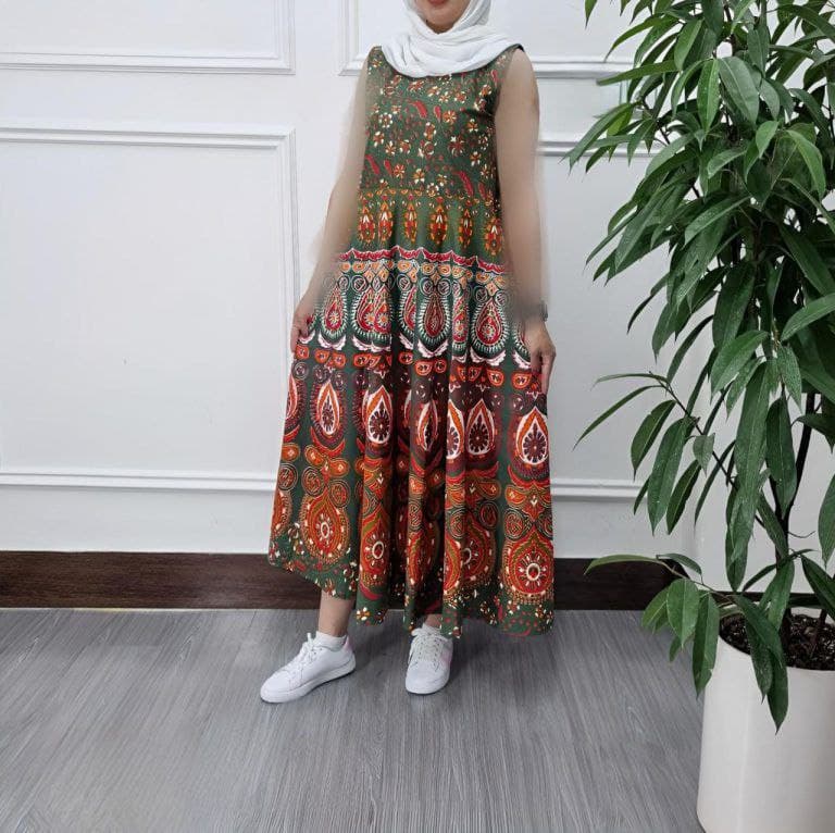 سارافن ساحلی لنگی کتان وارداتی هندی/کد450 — تصویر ۶