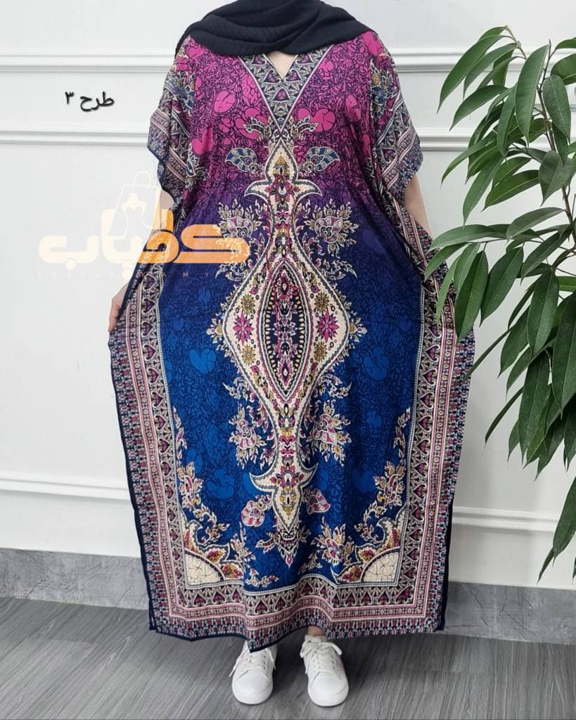 پانچ ساحلی سیلک وارداتی مودیت/کد385 — تصویر ۳