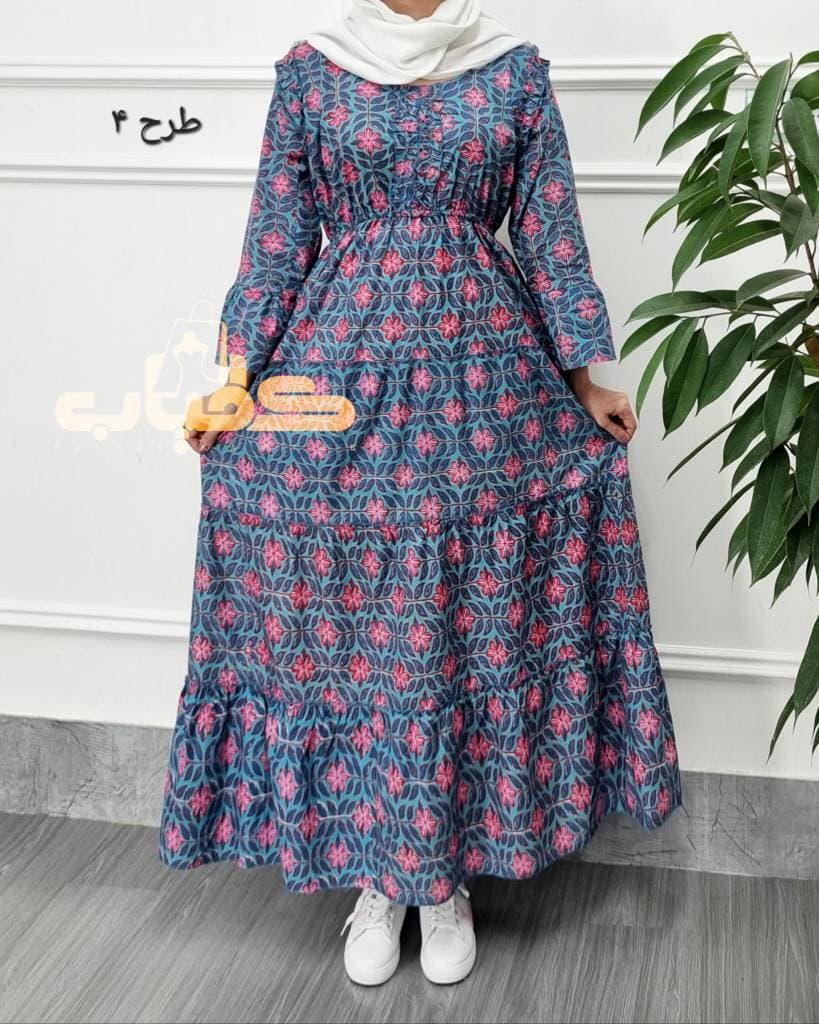 پیراهن ساحلی نخی عروسکی هندی/کد377 — تصویر ۲