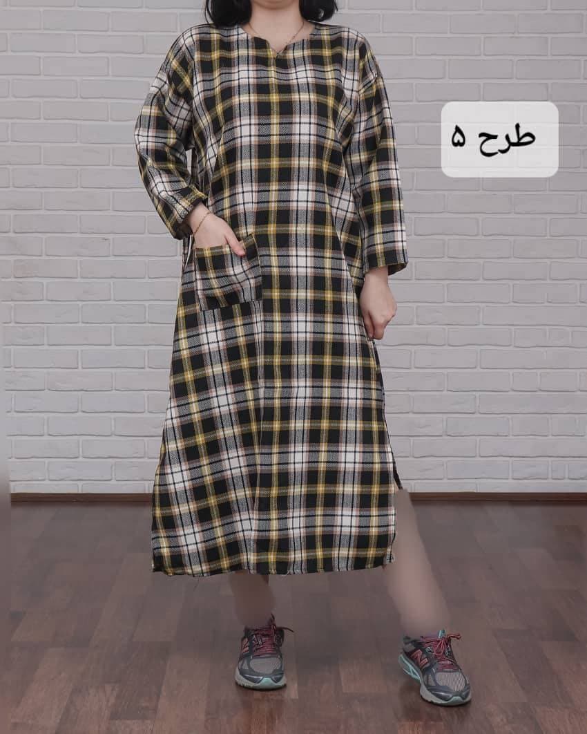 ساحلی کفتان پشمی چهارخونه وارداتی/کد371 — تصویر ۳