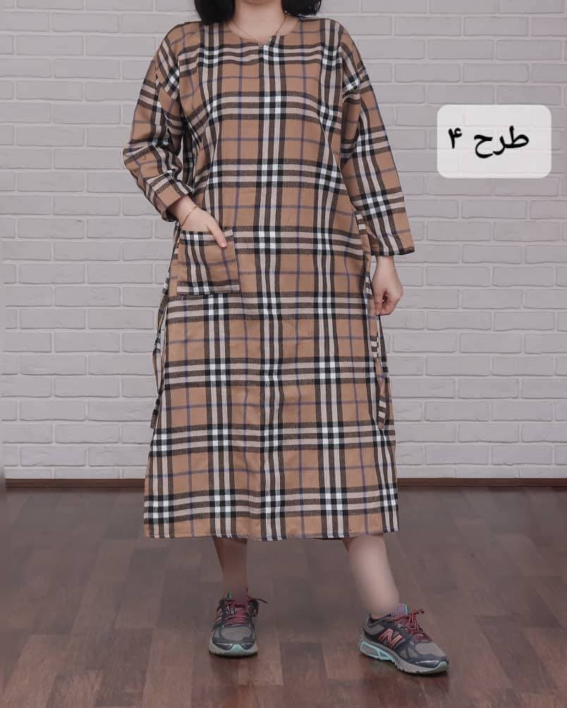 ساحلی کفتان پشمی چهارخونه وارداتی/کد371 — تصویر ۶