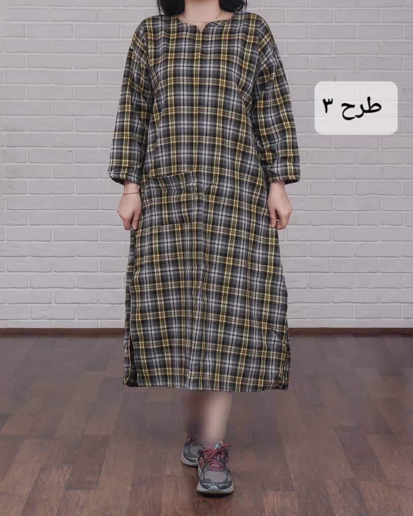 ساحلی کفتان پشمی چهارخونه وارداتی/کد371 — تصویر ۲