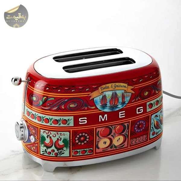 توستر 2 اسلایس کوچک اسمگ طرح دولچه و گابانا مدل SMEG | TSF01DG — تصویر ۵
