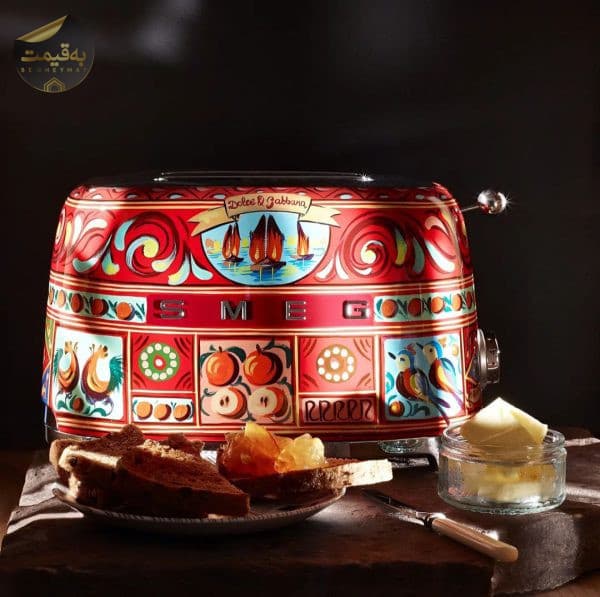 توستر 2 اسلایس کوچک اسمگ طرح دولچه و گابانا مدل SMEG | TSF01DG — تصویر ۴