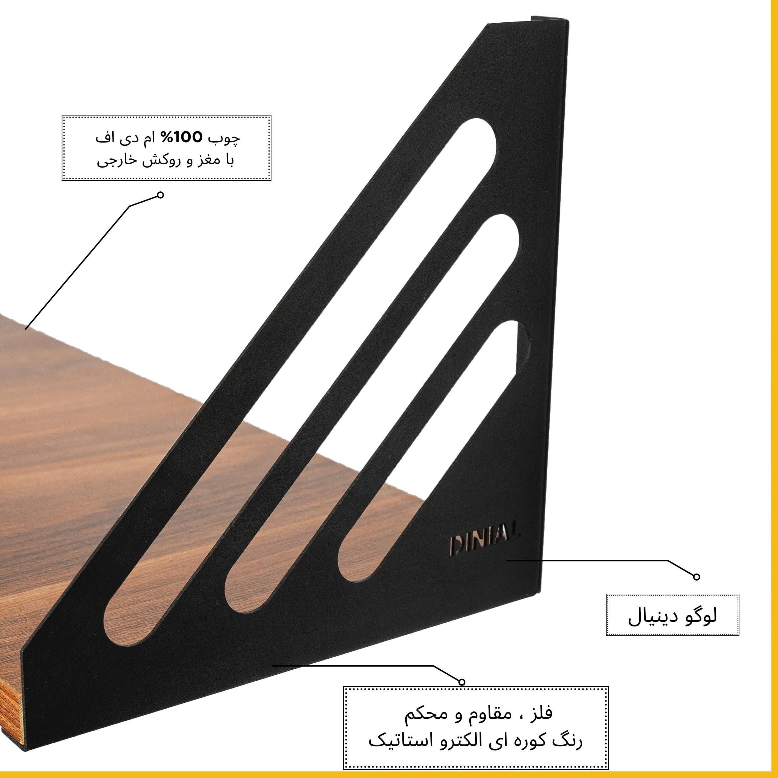 شلف دیواری مدل خطی کد DN2045 مبلمان فرنا مدل 1121760 — تصویر ۲