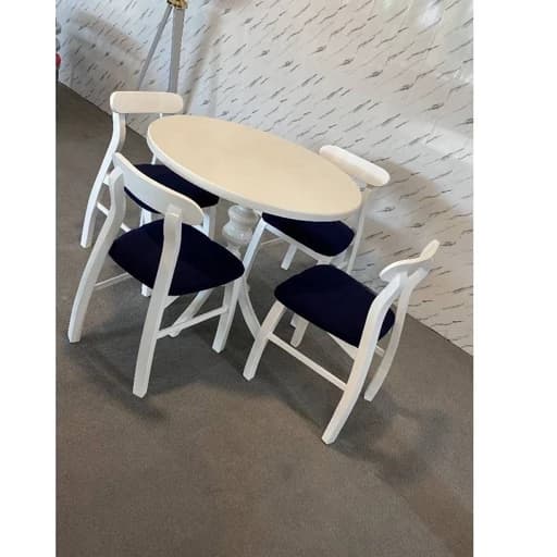 ناهار خوری 4 نفره گرد خرچنگی مبلمان فرنا مدل 1113349
