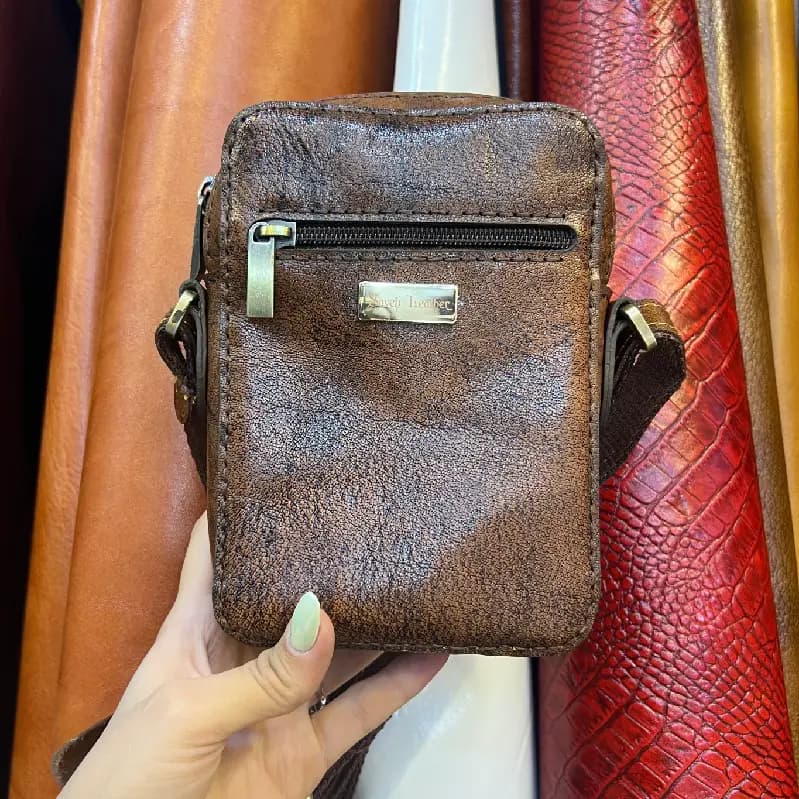 کیف اسپرت چرم گاومیش کد 78 — تصویر ۳