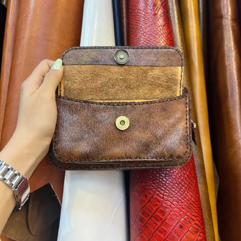 کیف کمری چرم گاومیش کد 75 — تصویر ۴
