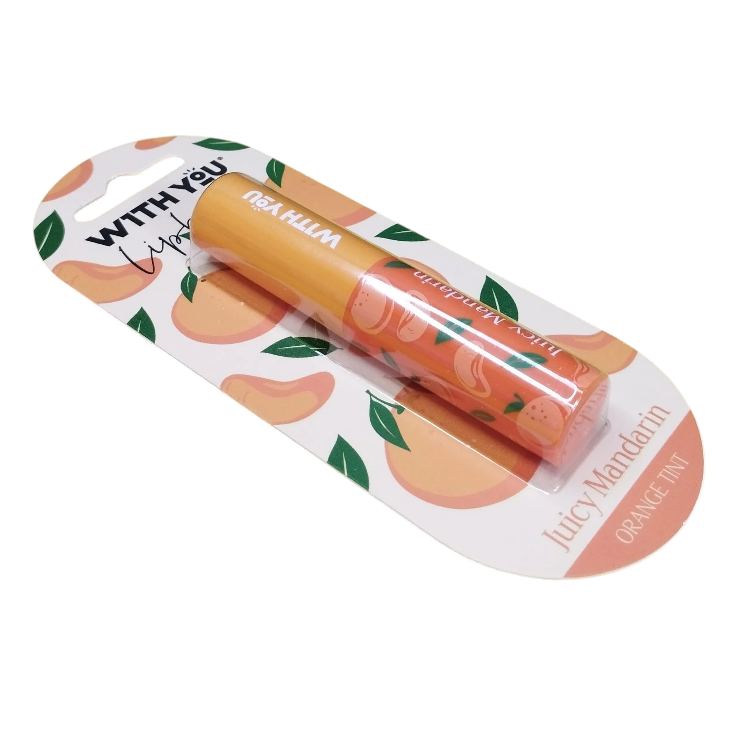 بالم لب رنگی ویت یو مدل Juicy Mandarin (رایحه نارنگی) — تصویر ۲