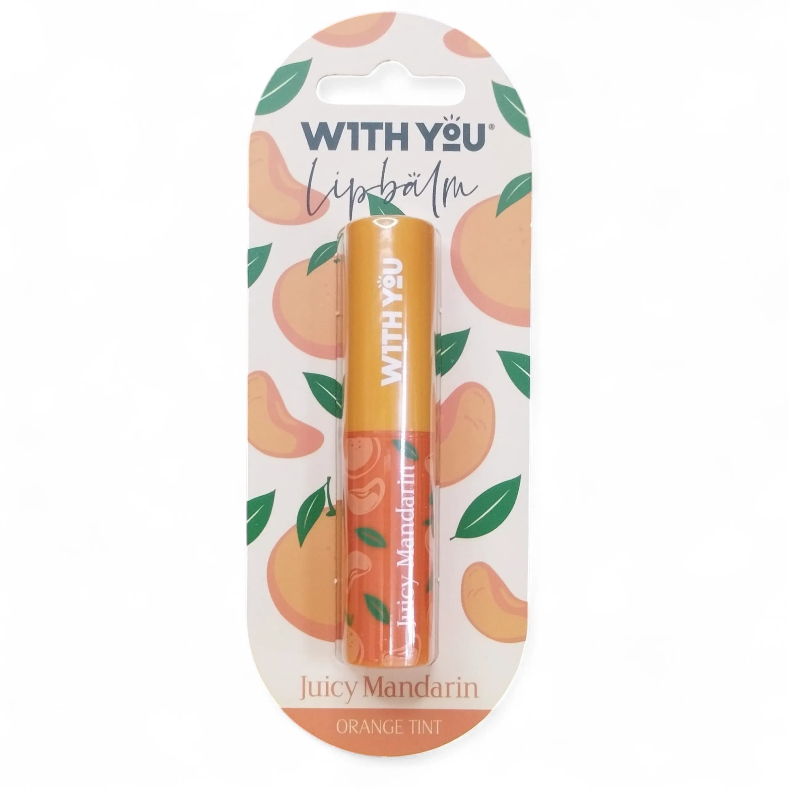 بالم لب رنگی ویت یو مدل Juicy Mandarin (رایحه نارنگی)