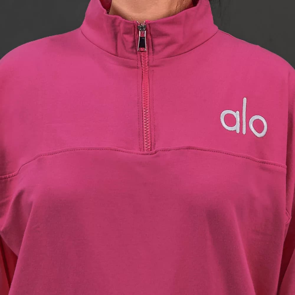 تیشرت نیم زیپ دخترانه alo کد 30878 — تصویر ۵