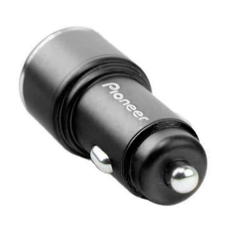 شارژر فندکی Pioneer با دو خروجی USB-A