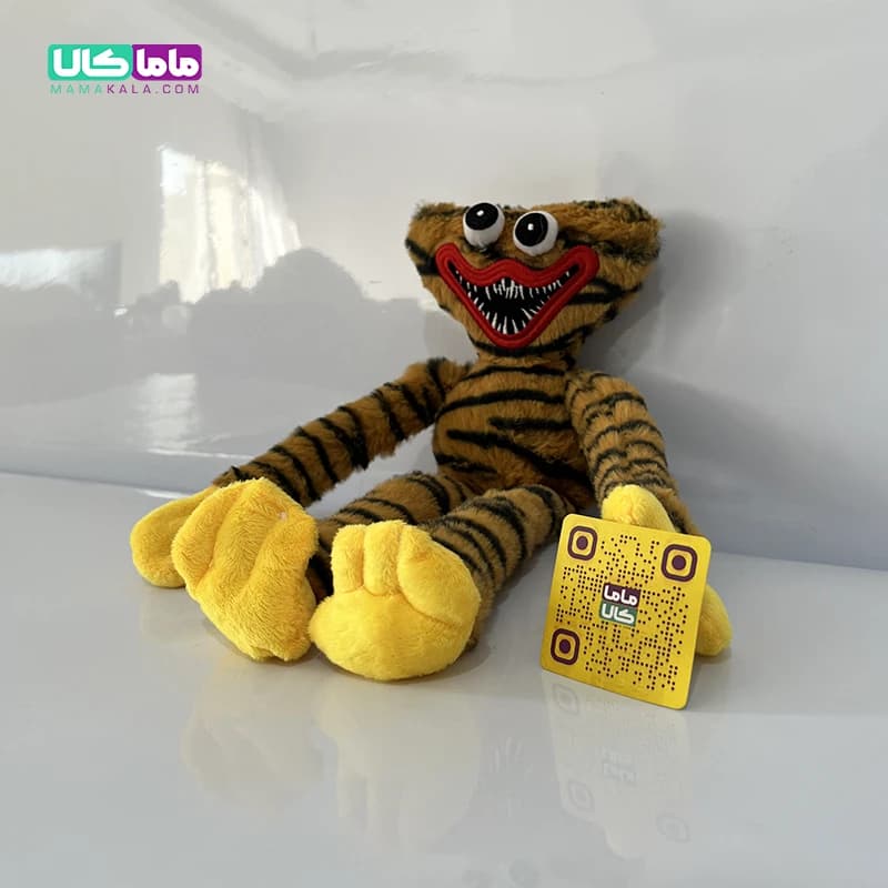 عروسک هاگی واگی و کیسی میسی مانستر زرد 40 سانتیمتر — تصویر ۵