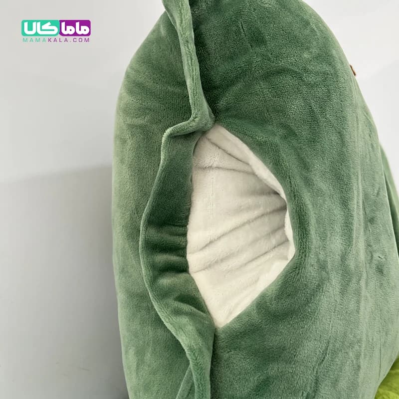 عروسک بالشت پتودار + گرمکن دست مدل کیوی 45 سانتیمتر — تصویر ۳