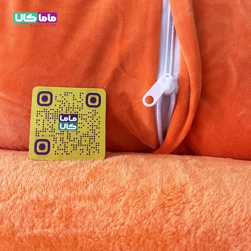 عروسک بالشت پتودار + گرمکن دست مدل هویج 45 سانتیمتر — تصویر ۶