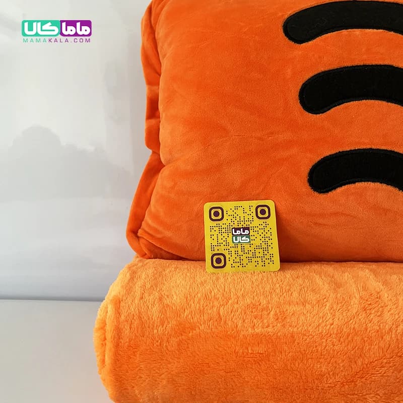 عروسک بالشت پتودار + گرمکن دست مدل هویج 45 سانتیمتر — تصویر ۸