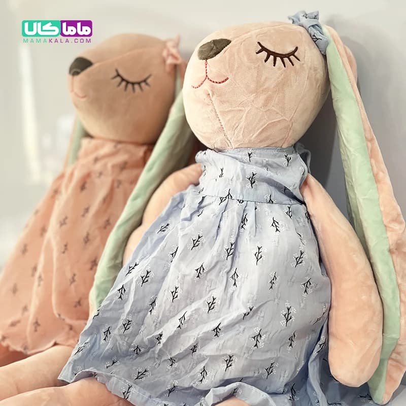 عروسک خرگوش ناز یاسی 65 سانتیمتر — تصویر ۴