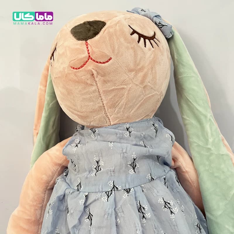 عروسک خرگوش ناز یاسی 55 سانتیمتر — تصویر ۶
