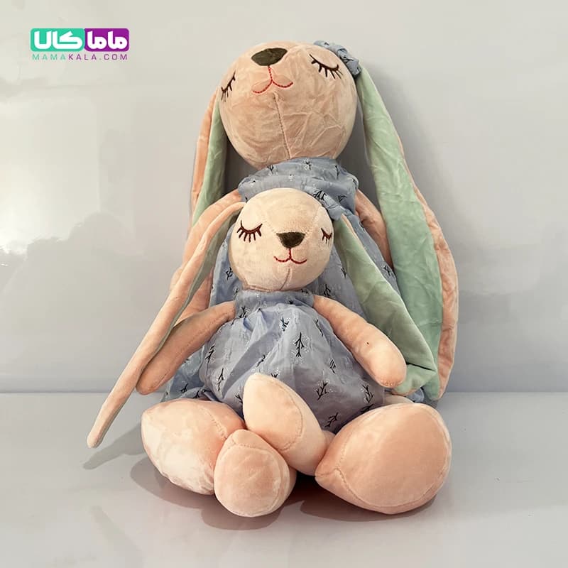 عروسک خرگوش ناز یاسی 55 سانتیمتر — تصویر ۷
