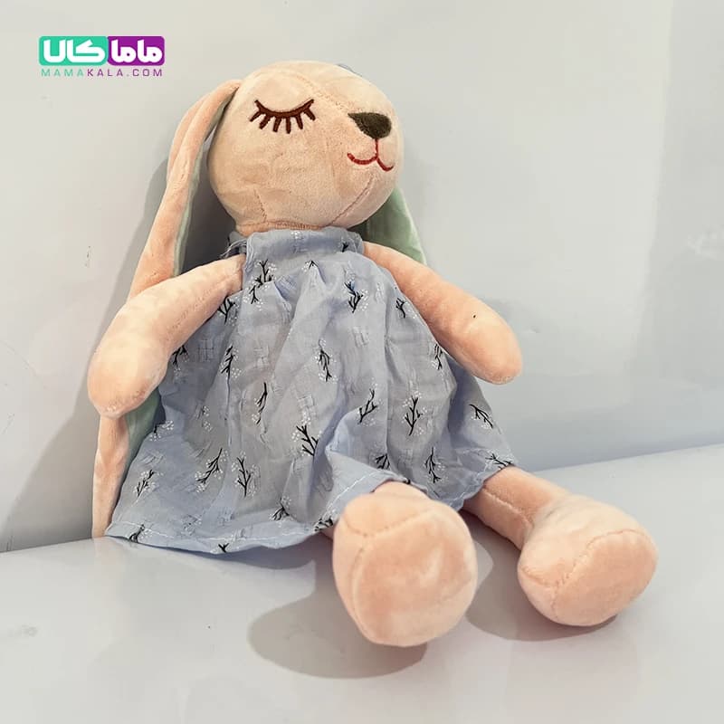 عروسک خرگوش ناز یاسی 45 سانتیمتر — تصویر ۵