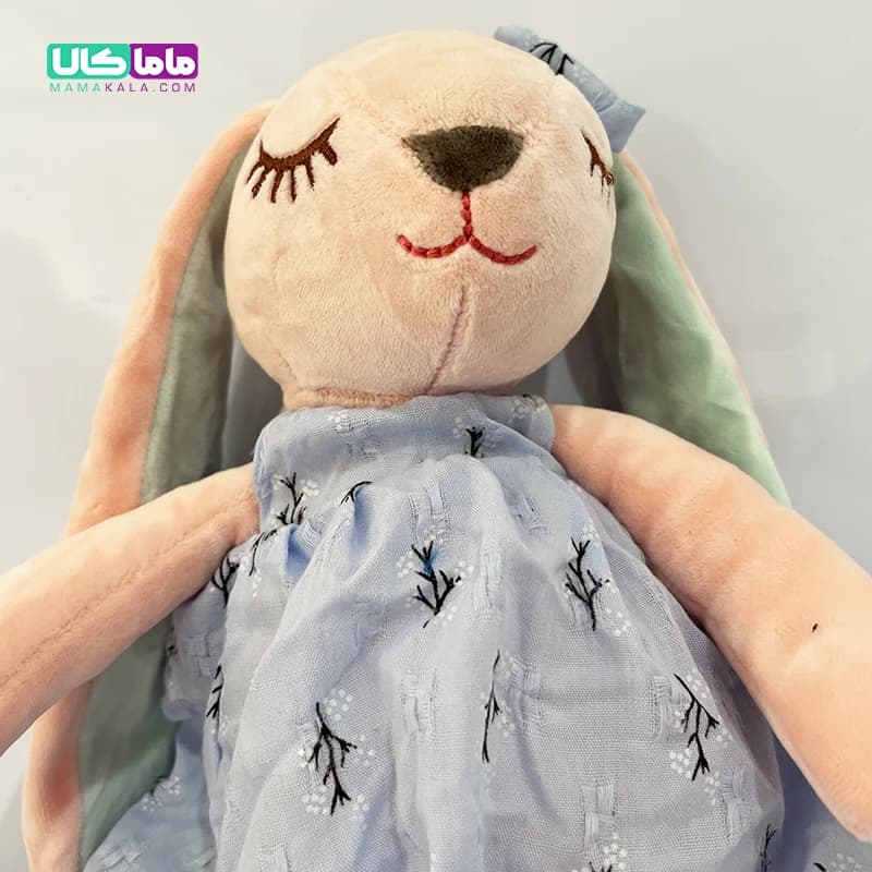 عروسک خرگوش ناز یاسی 35 سانتیمتر — تصویر ۲